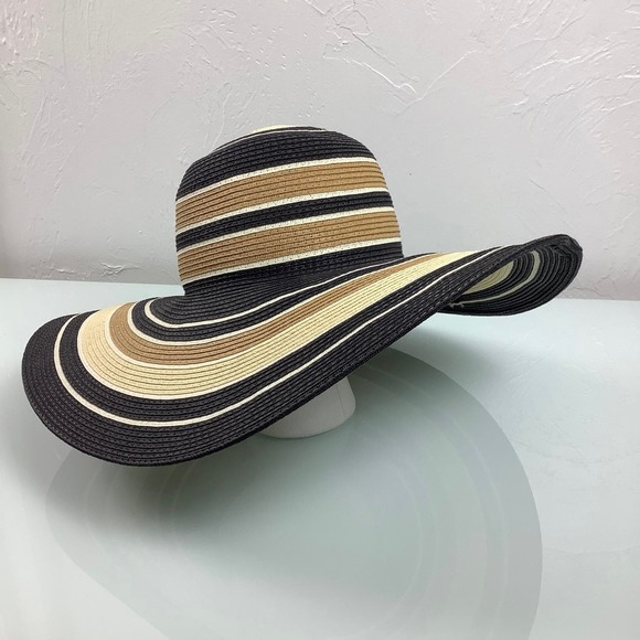 Doreman Pacific Wide Brin Multicolor Straw Hat size OSFM EUC - Picture 2 of 10